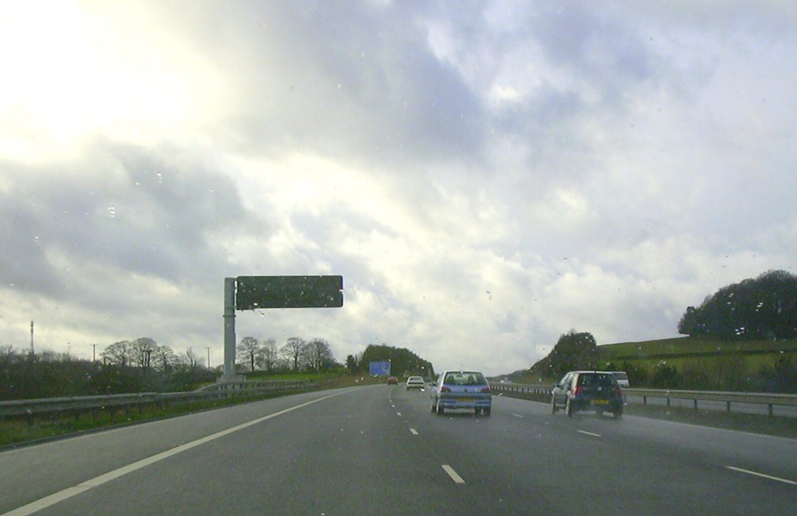 The A14 is full of mid-lane tossers again from Bathroom Rebuilding, Brome, Suffolk - 1st February 2002