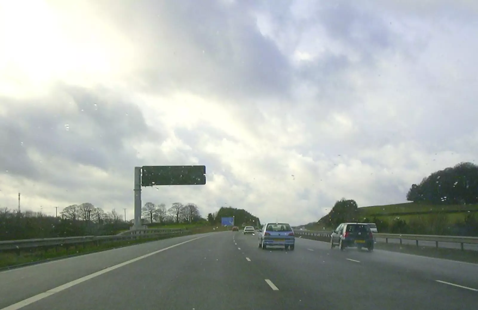 The A14 is full of mid-lane tossers again, from Bathroom Rebuilding, Brome, Suffolk - 1st February 2002