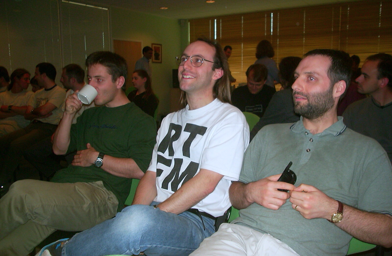 Ben, Dave and Craig from Marc Chops Trees, Richard Stallman and a March Miscellany, Suffolk and Cambridge - 5th March 2002