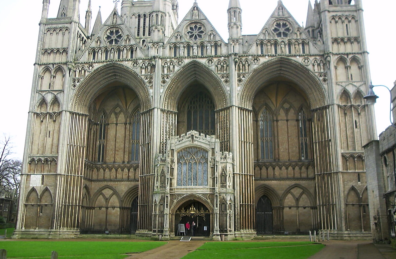 Peterborough Cathedral from Marc Chops Trees, Richard Stallman and a March Miscellany, Suffolk and Cambridge - 5th March 2002