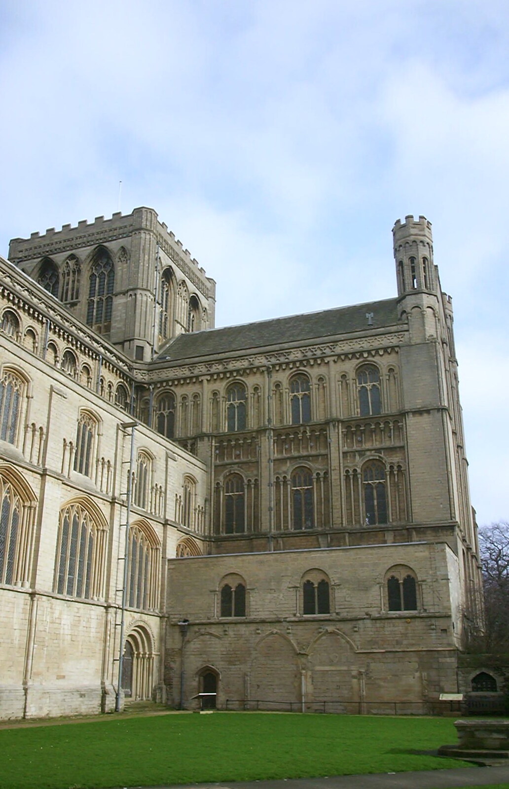 Peterborough has a tower like Winchester's from Marc Chops Trees, Richard Stallman and a March Miscellany, Suffolk and Cambridge - 5th March 2002