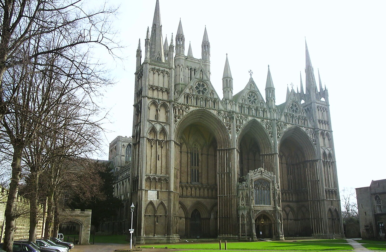 Another view of the impressive cathedral entrance from Marc Chops Trees, Richard Stallman and a March Miscellany, Suffolk and Cambridge - 5th March 2002