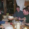 It's time for pudding, 3G Lab Goes Skiing In Chamonix, France - 12th March 2002