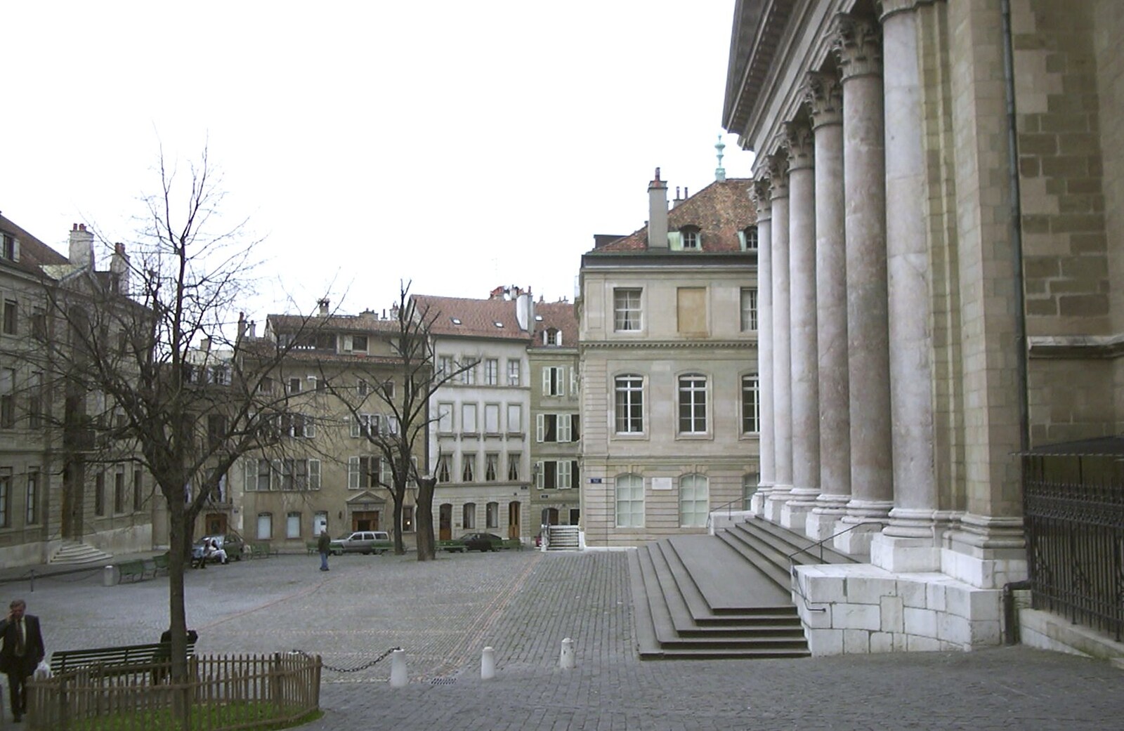 A quiet square somewhere from Nosher in Geneva, Switzerland - 17th March 2002