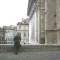 Nosher sits on a wall, Nosher in Geneva, Switzerland - 17th March 2002