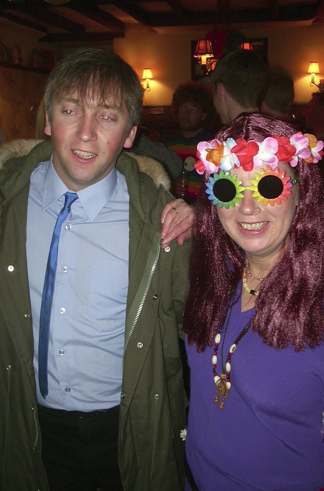Sue and DH's 30th and 40th Party, The Swan, Suffolk - 18th March 2002: Nigel already looks worse for wear