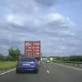 The ever-reliable A14 is hosed again, The BSCC at Laxfield and Hoxne, Suffolk - 2nd May 2002