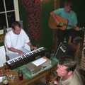 Music in the main bar at the Low House, The BSCC at Laxfield and Hoxne, Suffolk - 2nd May 2002