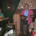 Guitar, mandolin and squeezebox, The BSCC at Laxfield and Hoxne, Suffolk - 2nd May 2002