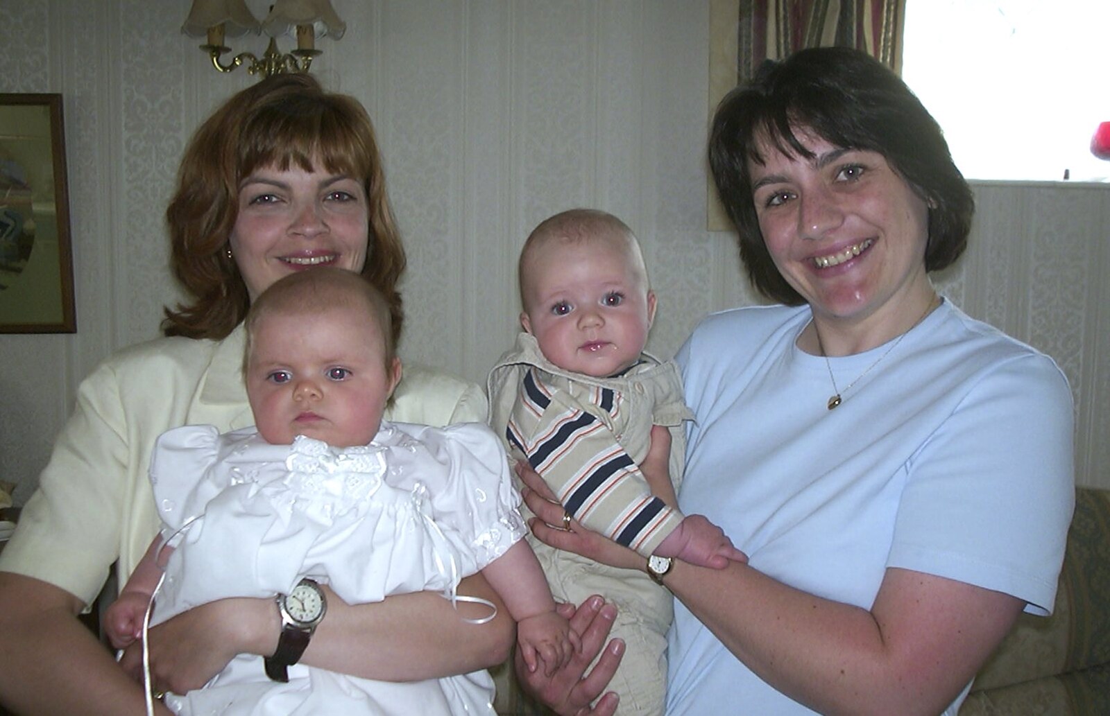 Lots of babies from Sydney's Christening, Hordle, Hampshire - 4th May 2002