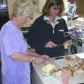 2002 Sean's mum and Karen butter up some sliced French stick