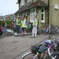 A pile of bikes, The BSCC Bike Ride, Shefford, Bedford - 11th May 2002
