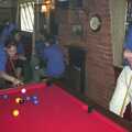 Stick game on red baize in The Guinea, The BSCC Bike Ride, Shefford, Bedford - 11th May 2002