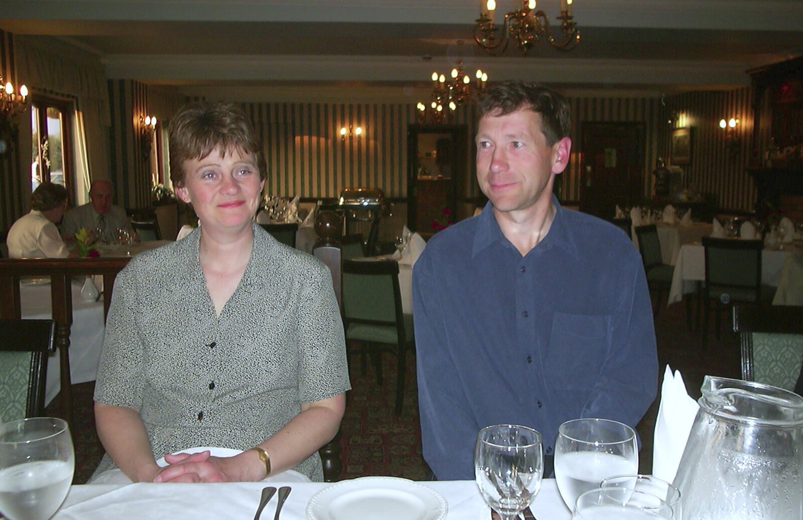 The BSCC Bike Ride, Shefford, Bedford - 11th May 2002: Pip and Apple, all frocked-up