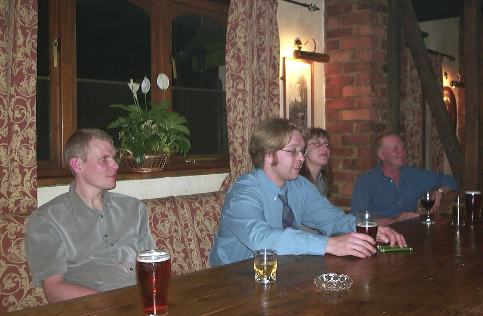 The BSCC Bike Ride, Shefford, Bedford - 11th May 2002: Back at the bar