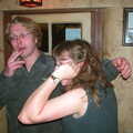 Marc's got a ciggy on, Jenny's 50th at The Swan Inn, Brome, Suffolk - 14th May 2002