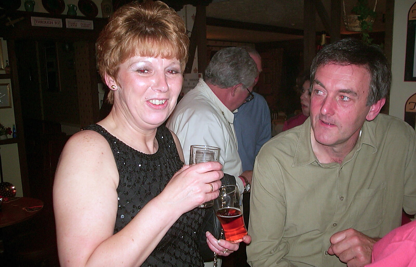 Jenny's 50th at The Swan Inn, Brome, Suffolk - 14th May 2002: Jenny - the birthday girl