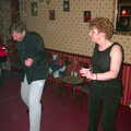 Nigel and Jenny do some dancing, Jenny's 50th at The Swan Inn, Brome, Suffolk - 14th May 2002