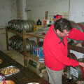 Beer is poured, straight from the barrel, The Hoxne Beer Festival, Suffolk - 20th May 2002