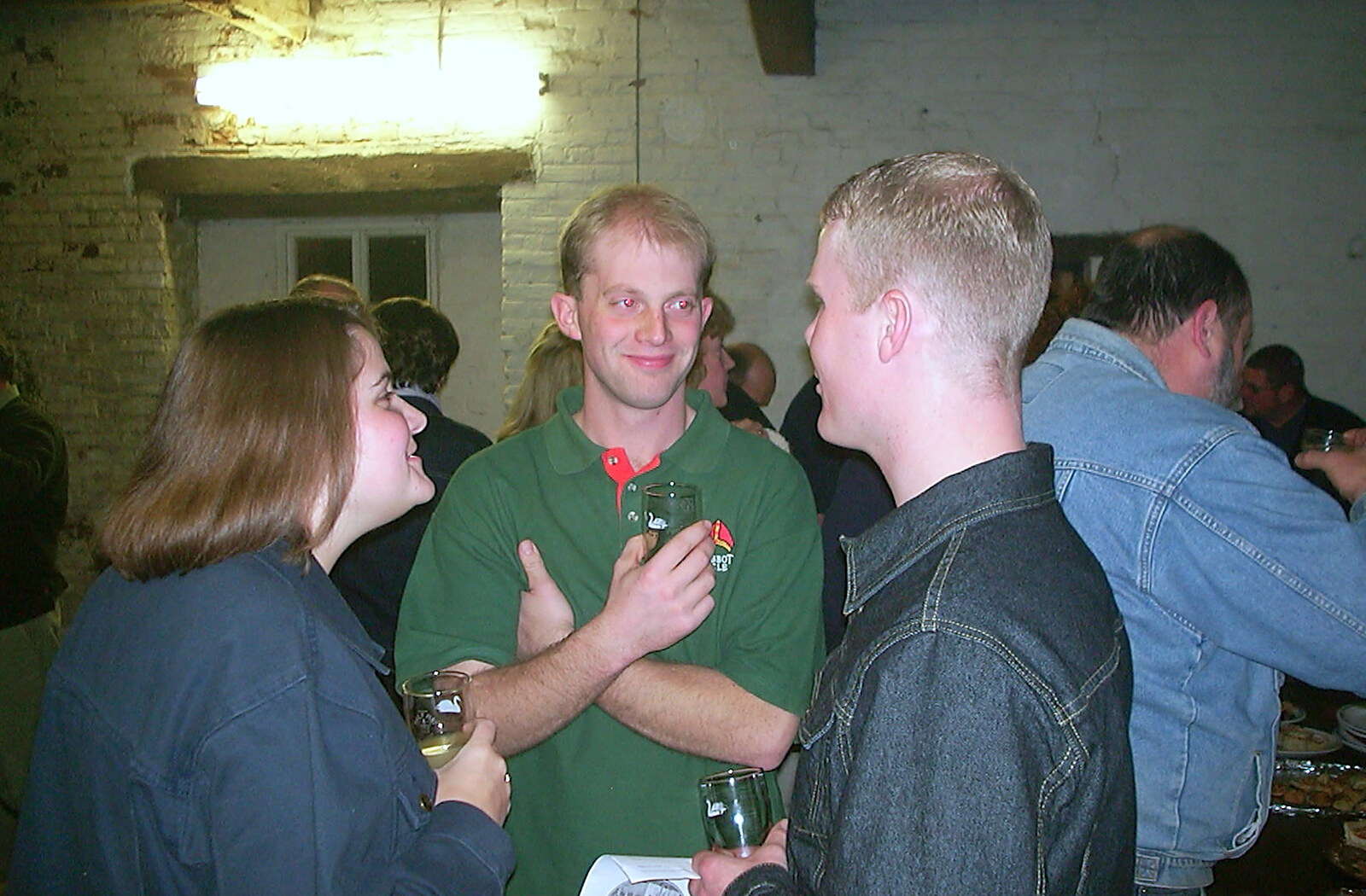 Claire and Paul chat to Mike from The Hoxne Beer Festival, Suffolk - 20th May 2002