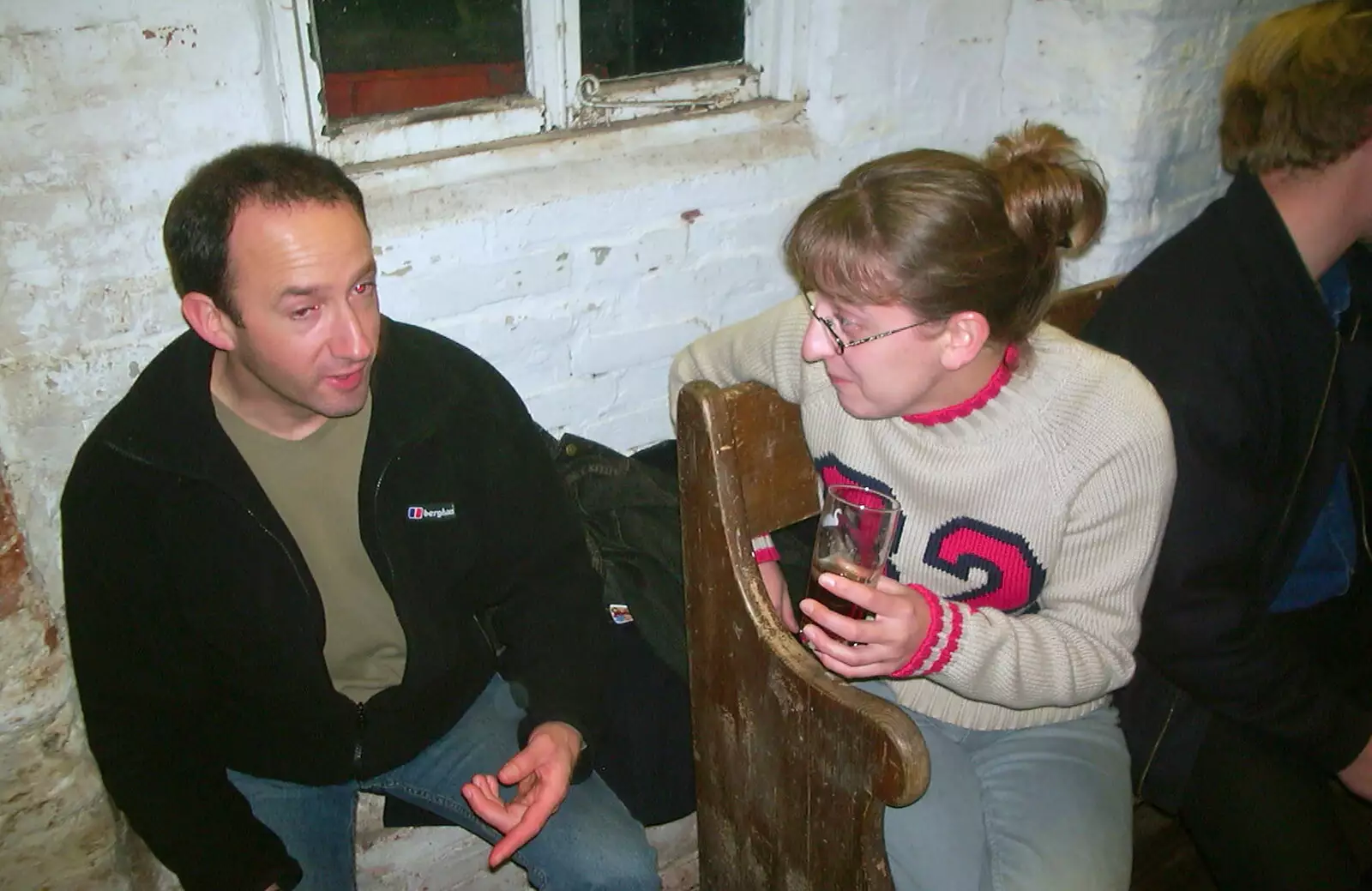 DH and Suey, from The Hoxne Beer Festival, Suffolk - 20th May 2002