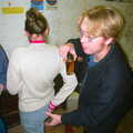 Marc grabs at something, The Hoxne Beer Festival, Suffolk - 20th May 2002
