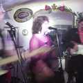 Blurry band action, The BBs at the Cider Shed, Banham, Norfolk - 24th May 2002