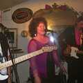 Jo's in the zone, The BBs at the Cider Shed, Banham, Norfolk - 24th May 2002