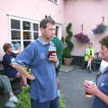 The BSCC at the Victoria, Earl Soham, Suffolk - 27th May 2002, Apple and Pip outside the White Horse