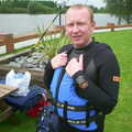 2002 Julian shows off his life jacket