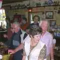 The gang has all moved indoors, A Rainy Barbeque at the Swan Inn, Brome, Suffolk - 15th June 2002