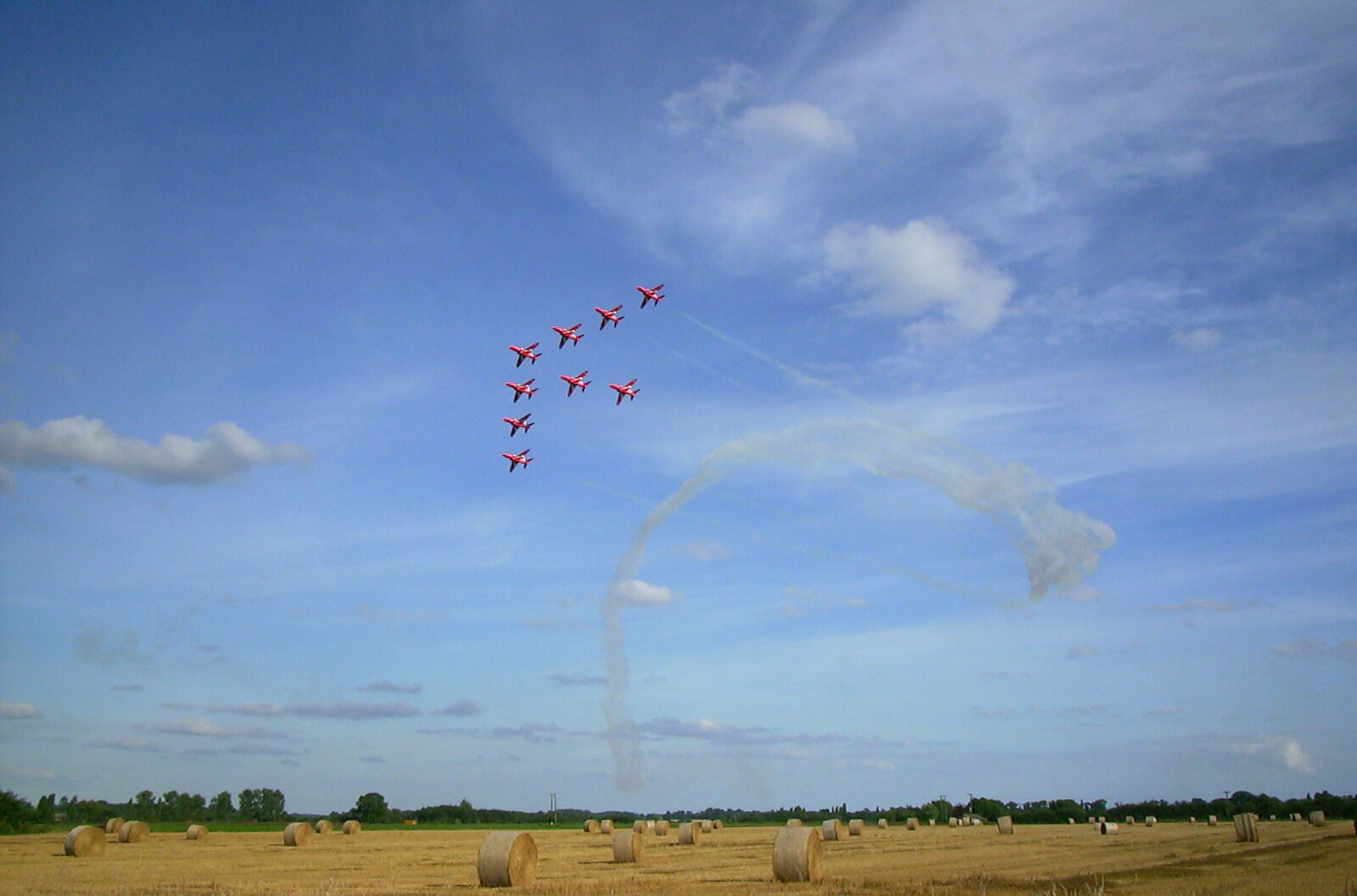 There's a stray photo of the Red Arrows from A Hard-Drive Clock and Other Projects, Brome, Suffolk - 28th June 2002
