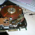 2002 Three platters on an RLL hard disk