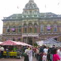 Ipswich Town Hall and market, Radio 1's One Big Sunday, Chantry Park, Ipswich - 14th July 2002