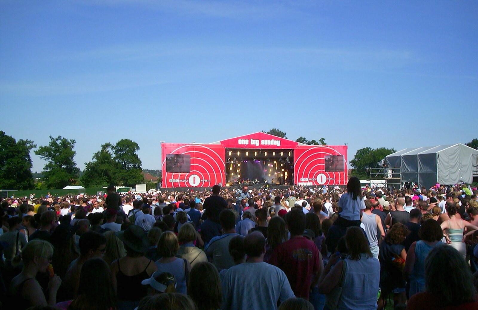 Possibly Kocheen on stage from Radio 1's One Big Sunday, Chantry Park, Ipswich - 14th July 2002