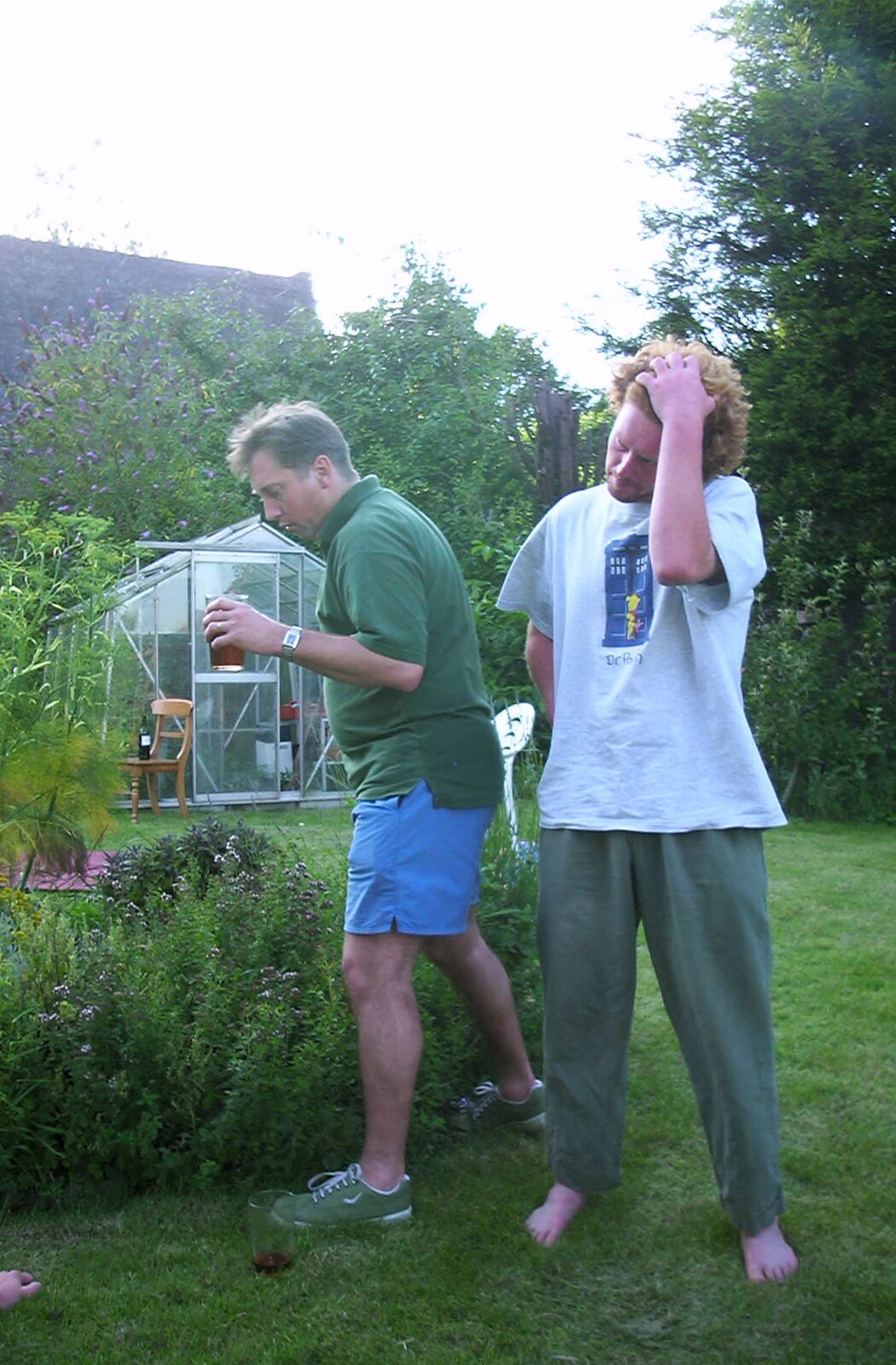 Nigel and Wavy from Radio 1's One Big Sunday, Chantry Park, Ipswich - 14th July 2002
