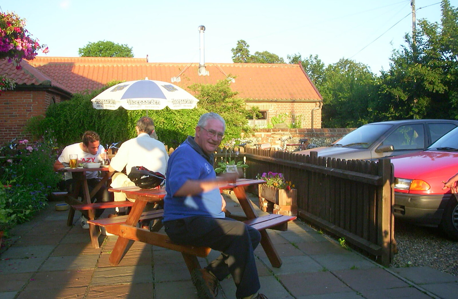 Bomber Langdon at Thelnetham from BSCC Rides, Petanque at the Swan and July Miscellany - 21st July 2002