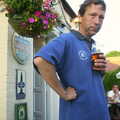 Apple with a pint outside the White Horse, BSCC Rides, Petanque at the Swan and July Miscellany - 21st July 2002