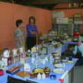 Jill and Anne man the 'yard sale', BSCC Rides, Petanque at the Swan and July Miscellany - 21st July 2002