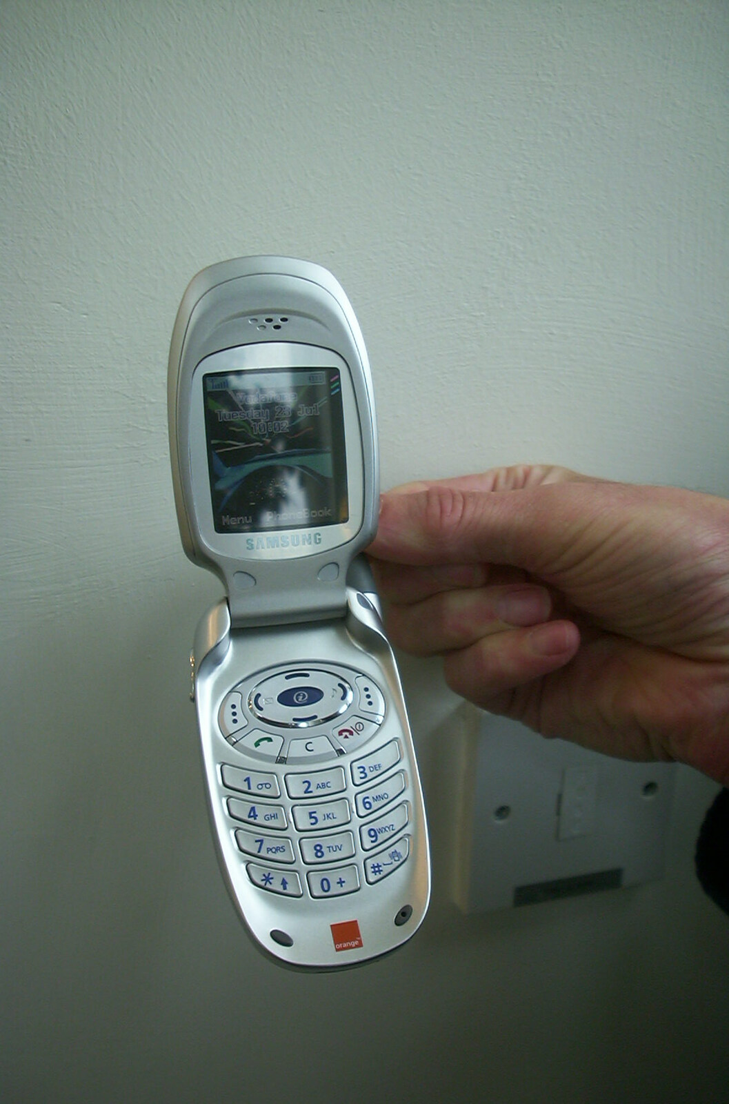 A state-of-the-art phone, circa 2002 from BSCC Rides, Petanque at the Swan and July Miscellany - 21st July 2002