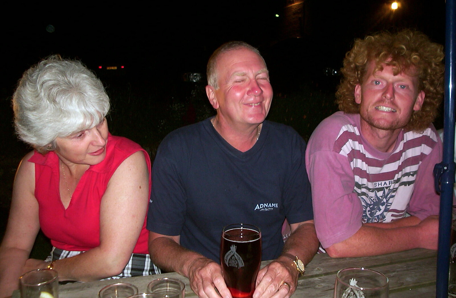 John Willy's looking happy from BSCC Rides, Petanque at the Swan and July Miscellany - 21st July 2002