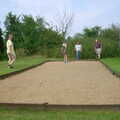 Suey lobs a boule, BSCC Rides, Petanque at the Swan and July Miscellany - 21st July 2002