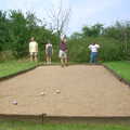 Bomber Langdon does his trademark throw, BSCC Rides, Petanque at the Swan and July Miscellany - 21st July 2002