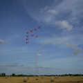 The Red Arrows fly over the back field, Alan gets a Cherry Picker, Brome, Suffolk - 2nd August 2002