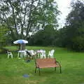 The garden is empty, Nosher's BSCC Barbeque, Brome, Suffolk - 3rd August 2002