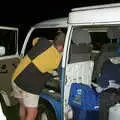 Marc's van is fairly packed, A BSCC Splinter Group Camping Weekend, Theberton, Suffolk - 11th August 2002