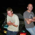 2002 Phil and DH sit on DH's TVR