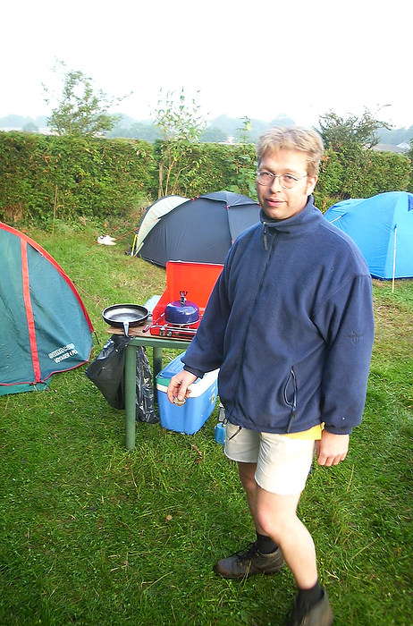 A BSCC Splinter Group Camping Weekend, Theberton, Suffolk - 11th August 2002: Marc in the morning