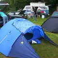 Nosher's tent, A BSCC Splinter Group Camping Weekend, Theberton, Suffolk - 11th August 2002