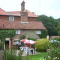 2002 The beer garden of the White Horse at Westleton